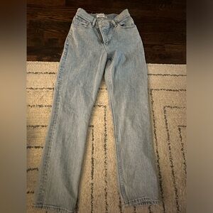 Abercrombie and Fitch Curve Love Ultra High Rise 90s Straight Jean